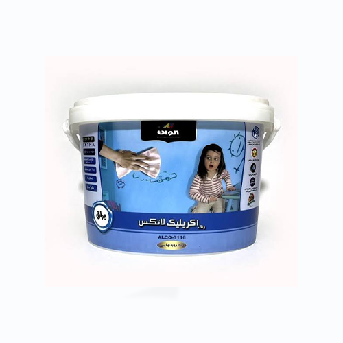 رنگ اکریلیک لاتکس براق  (5گالن)